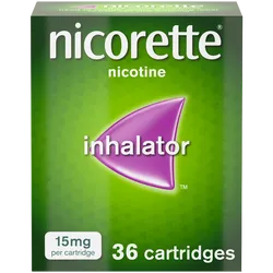 Nicorette® 15mg Inhalator Nicotine 36 Cartridges (Stop Smoking Aid)