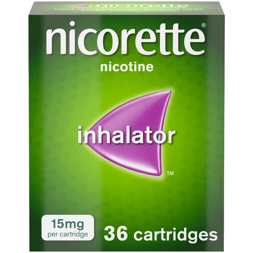 Nicorette® 15mg Inhalator Nicotine 36 Cartridges (Stop Smoking Aid)