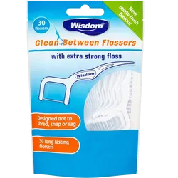 Wisdom Clean Between Flossers Pack of 30