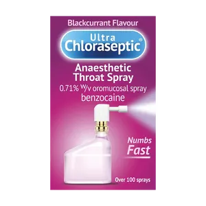 Ultra Chloraseptic Anaesthetic Throat Spray Blackcurrant 15ml