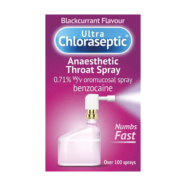 Ultra Chloraseptic Anaesthetic Throat Spray Blackcurrant 15ml