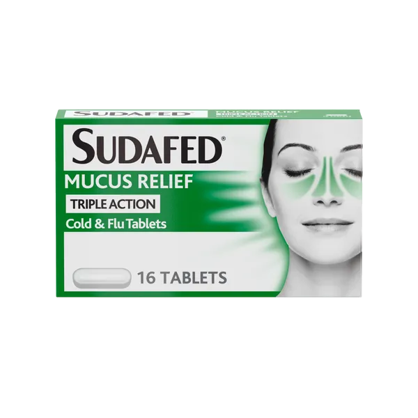 SUDAFED® Mucus Relief Triple Action Tablets