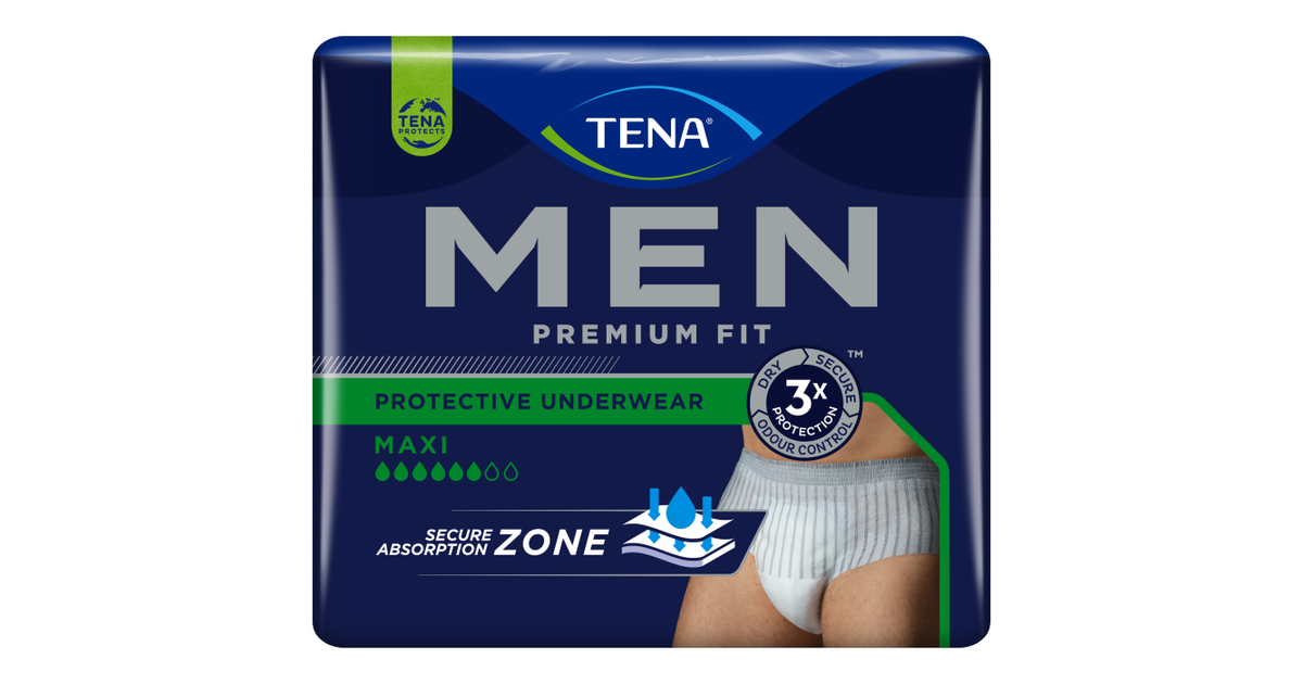 TENA Men Premium Fit Maxi Pants Medium Pack of 10