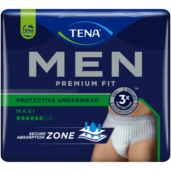 TENA Men Premium Fit Maxi Pants Medium Pack of 10