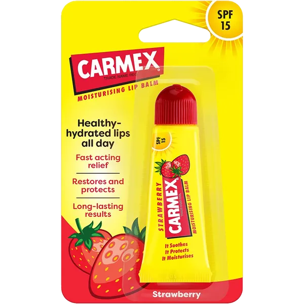 Carmex Strawberry Lip Balm Tube 10g