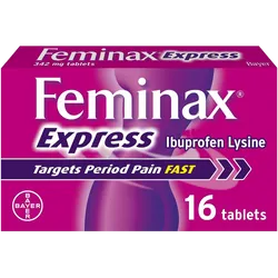 Feminax Express Tablets 342mg Pack of 16