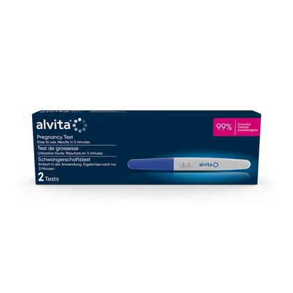 Alvita Pregnancy Test Pack of 2
