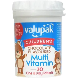 Valupak Children's Chocolate Flavoured Multi Vitamins Pack of 30