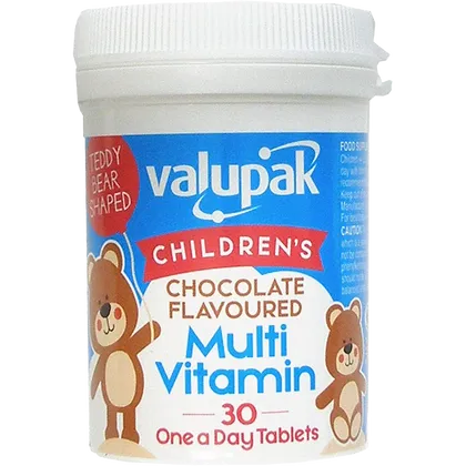 Valupak Children's Chocolate Flavoured Multi Vitamins Pack of 30