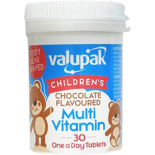 Valupak Children's Chocolate Flavoured Multi Vitamins Pack of 30