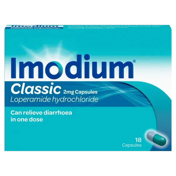 Imodium Capsules Pack of 18