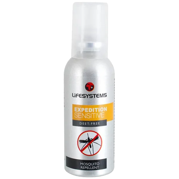 Lifesystems Expedition Sensitive DEET Free Mosquito Repellent Spray 50ml