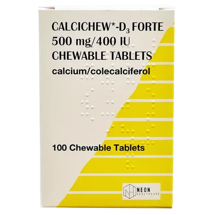 Calcichew D3 Forte Chewable Tablets Pack of 100