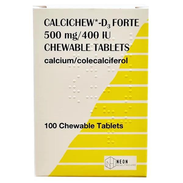 Calcichew D3 Forte Chewable Tablets Pack of 100