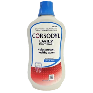Corsodyl Daily Cool Mint Mouthwash Alcohol Free 500ml
