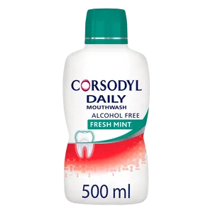 Corsodyl Daily Freshmint Mouthwash Alcohol Free 500ml