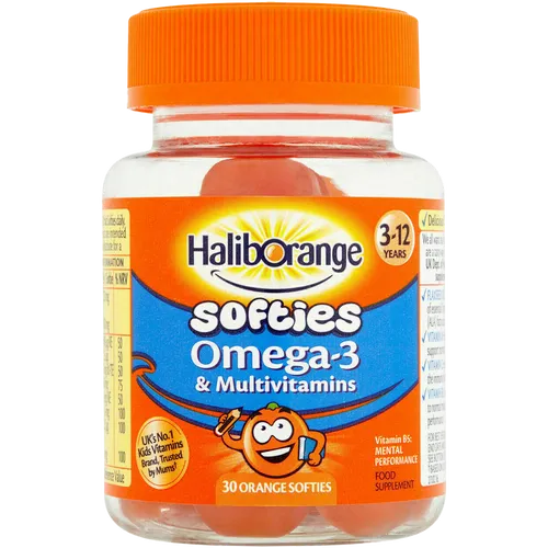 Haliborange Kids Omega-3 & Multivitamin Orange Softies Pack of 30