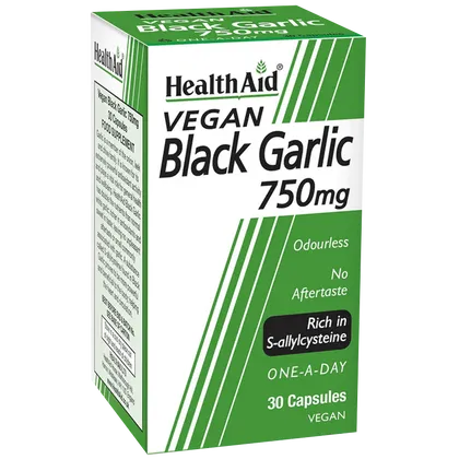 HealthAid Black Garlic 750mg Capsules Pack of 30
