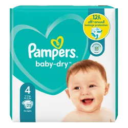 Pampers Baby Dry (unisex) Maxi Pack of 25
