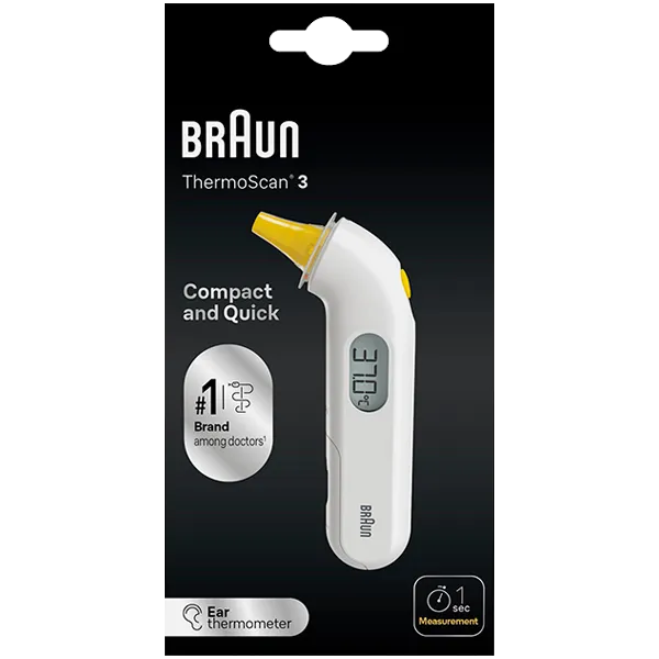 Braun thermoscan deals ear thermometer