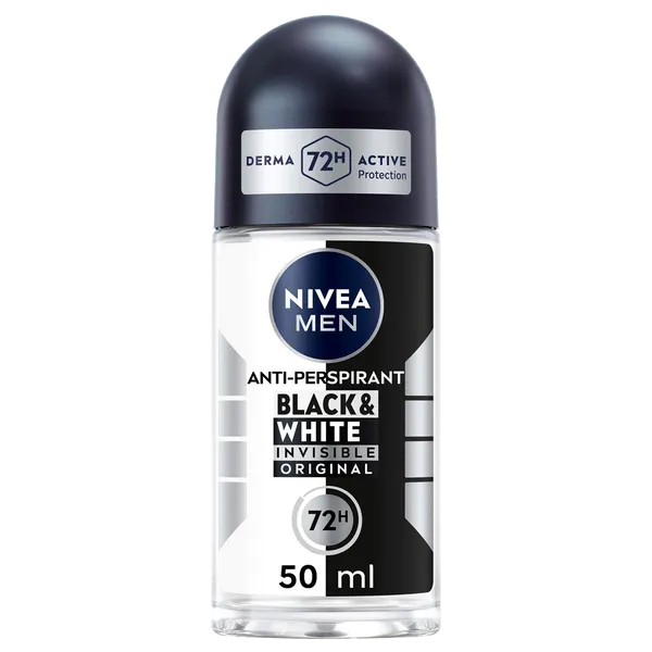 Nivea For Men Black & White Roll-on Deodorant 50ml