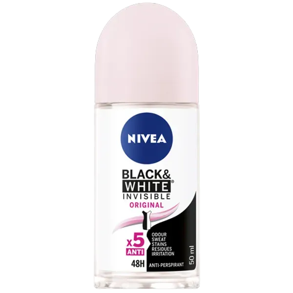 Nivea Invisible Black & White Roll On Deodorant 50ml