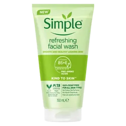 Simple Kind To Skin Refreshing Facial Wash Gel 150ml