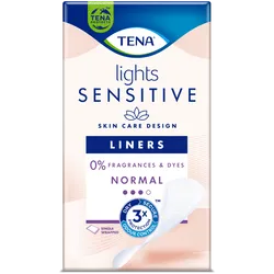 TENA Lights Liner Individually Wrapped Pack of 22