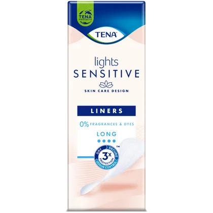 TENA Lights Long Liner Pack of 20