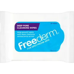 Freederm Deep Pore Cleansing Wipes Pack of 25