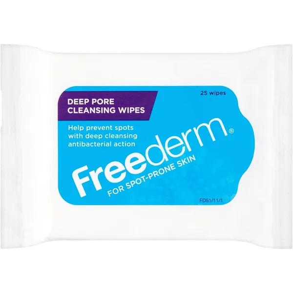 Freederm Deep Pore Cleansing Wipes Pack of 25