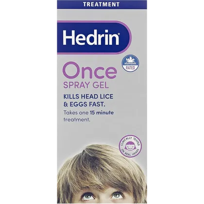 Hedrin Once Spray Gel 60ml