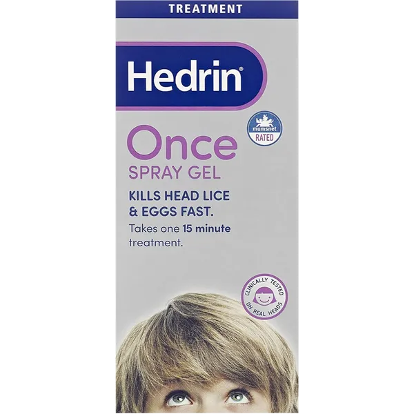 Hedrin Once Spray Gel 60ml