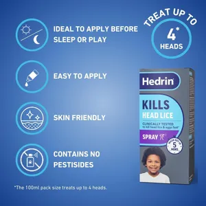 Hedrin Once Spray Gel 100ml