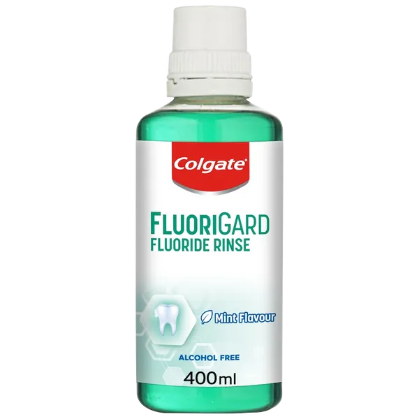 Colgate FluoriGard Fluoride Rinse Alcohol Free Mint 400ml