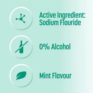 Colgate FluoriGard Fluoride Rinse Alcohol Free Mint 400ml