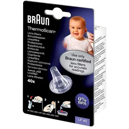 Braun Thermoscan Lens Filters Pack of 40 (LF 40)