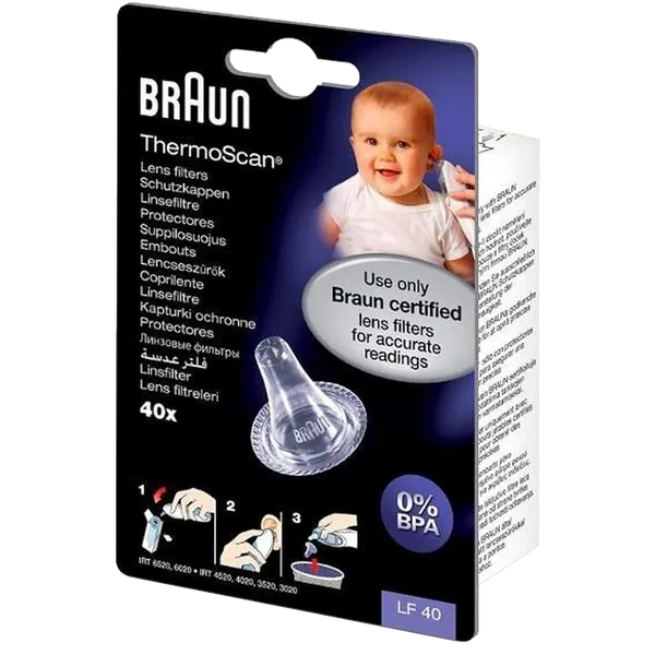 Braun Thermoscan Lens Filters Pack of 40 (LF 40)
