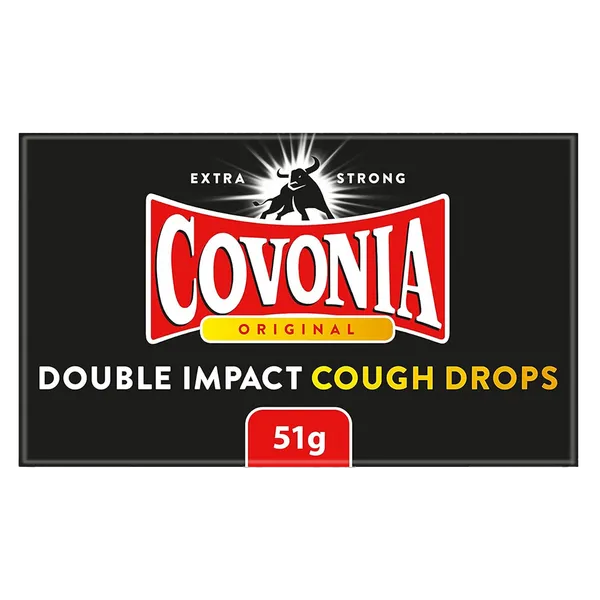 Covonia Double Impact Lozenges Strong Original 51g