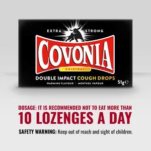 Covonia Double Impact Lozenges Strong Original 51g