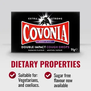 Covonia Double Impact Lozenges Berry Blast 51g