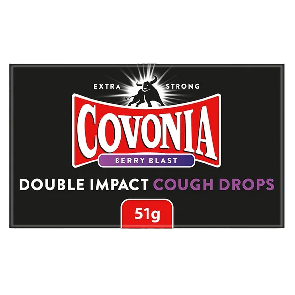 Covonia Double Impact Lozenges Berry Blast 51g