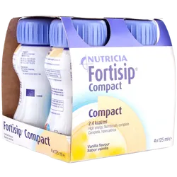 Fortisip Compact Vanilla 125ml Pack of 4