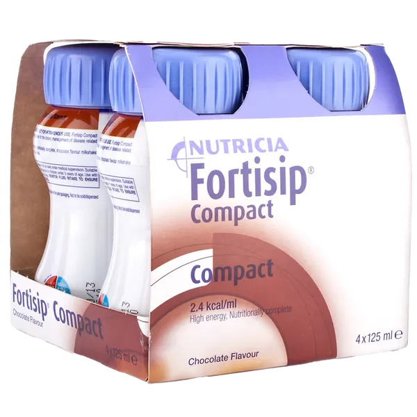 Fortisip Compact Chocolate 125ml Pack of 4