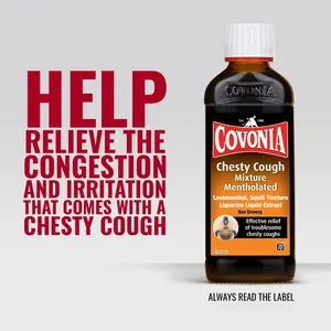 Covonia Chesty Cough Mixture Mentholated Expectorant 150ml