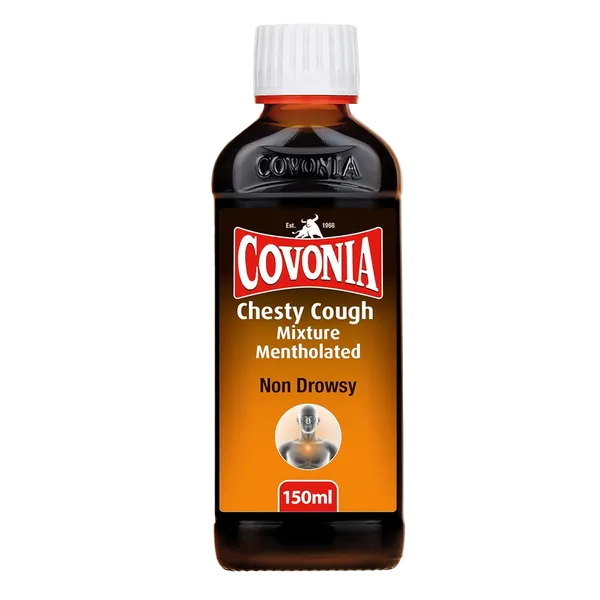 Covonia Chesty Cough Mixture Mentholated Expectorant 150ml