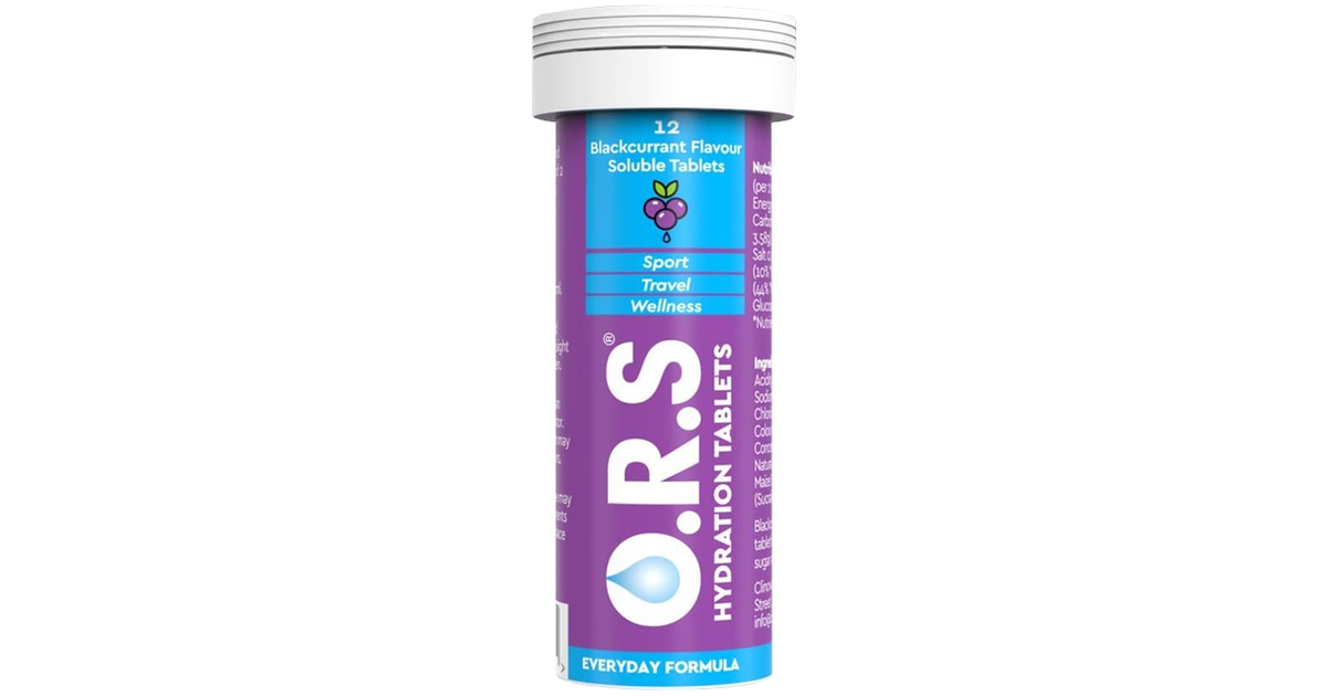 Ors Hydration Tablets Blackcurrant Pack Of 12