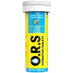 ORS Hydration Tablets Lemon Pack of 12