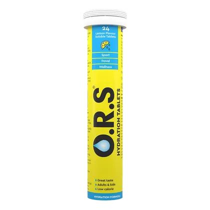 ORS Hydration Tablets Lemon Pack of 24