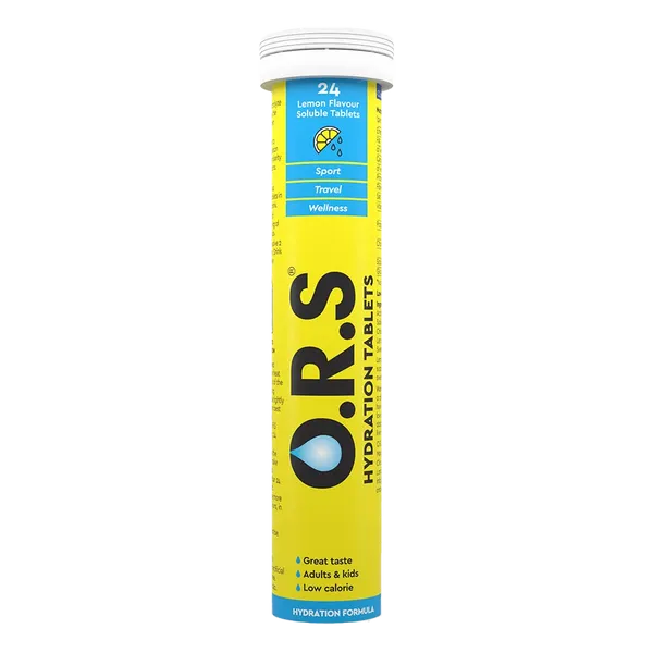 ORS Hydration Tablets Lemon Pack of 24